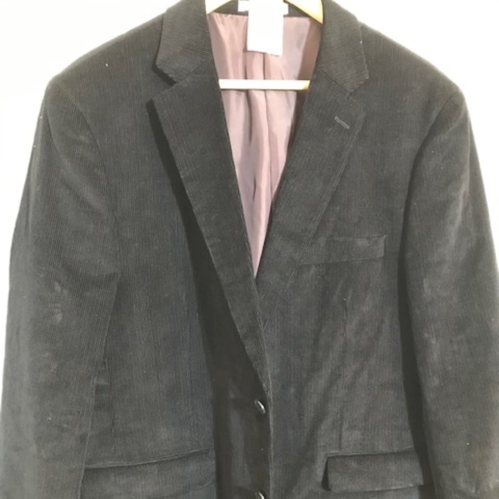 Stylish Black Chereskin Corduroy Blazer
